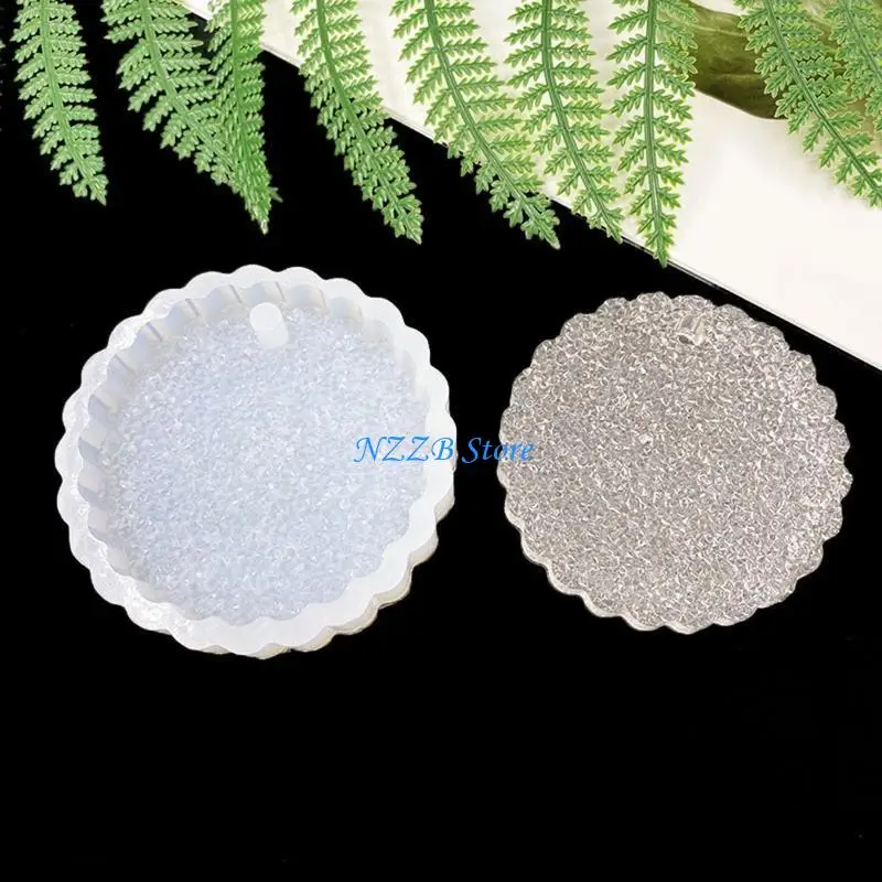 T21F قوالب السيليكون قالب صب المجوهرات DIY بها بنفسك قالب عيد الميلاد ديكور حفلات الزواج الحرف المعلقات القلائد أقراط