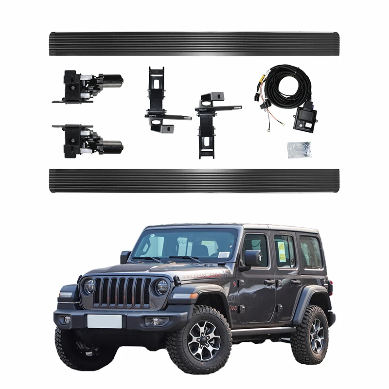 

NEW Electric Vehicle Step Board Aluminum Side Step For Jeep Wrangler 2015-2023