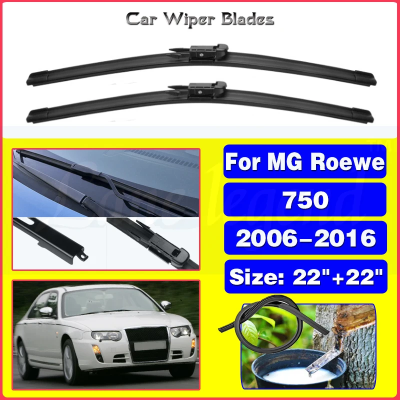 

for MG Roewe 750 Accesories 2006-2016 2015 2014 2013 2012 2011 2010 Car Wiper Blade Cutter Windscreen Windshield Rubber 22"+22"