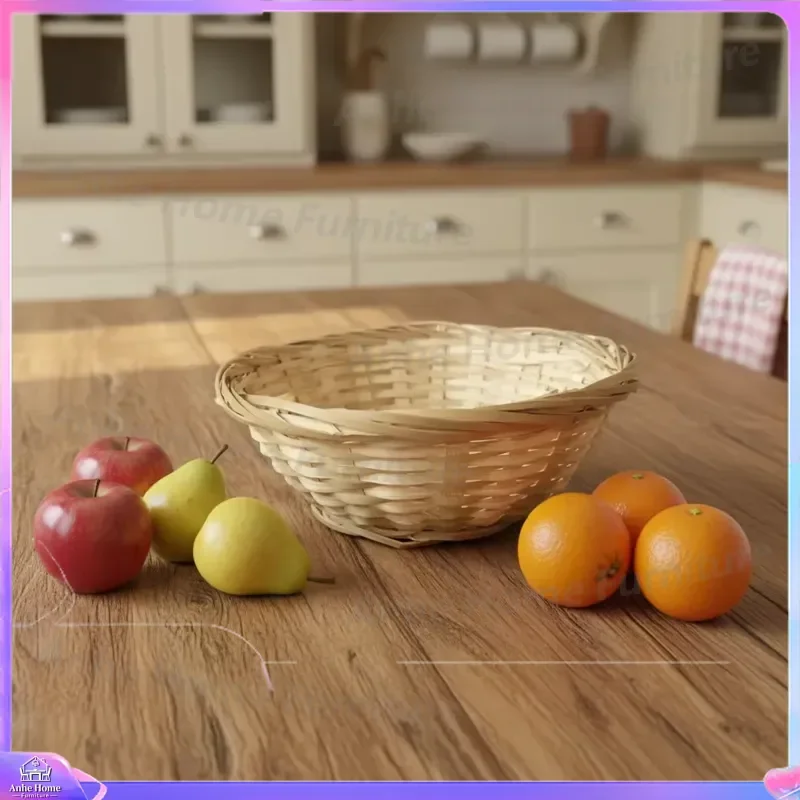 Hand Woven Rattan Pet Bed Oval Cat Dog House Natural Bamboo Wicker Nest Warm Cushion Puppy Kitten Sleeping Basket Home Decor