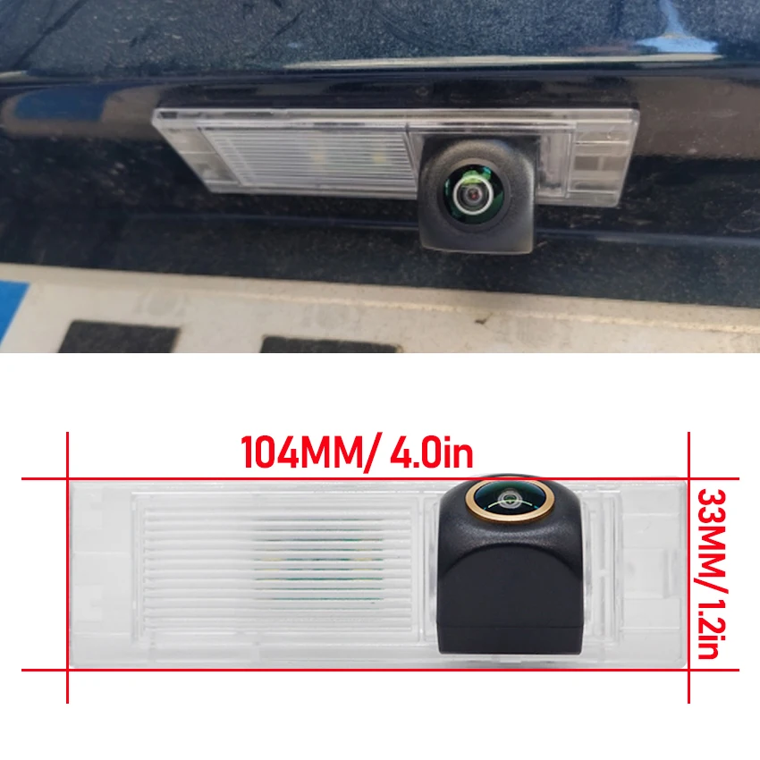 CVBS AHD 후방 카메라, 미니 클럽맨 F54 컨트리맨 카브리오 F55 F56 F57 F60, BMW X2 X4 나이트 비전 어안 렌즈용