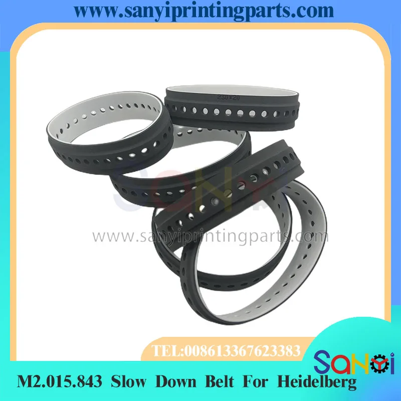 Best Quality Heidelberg 230*20 Belt SM74 M2.015.843 M2.015.871/B Suction Tape Belt Sheet Slow Down Belt