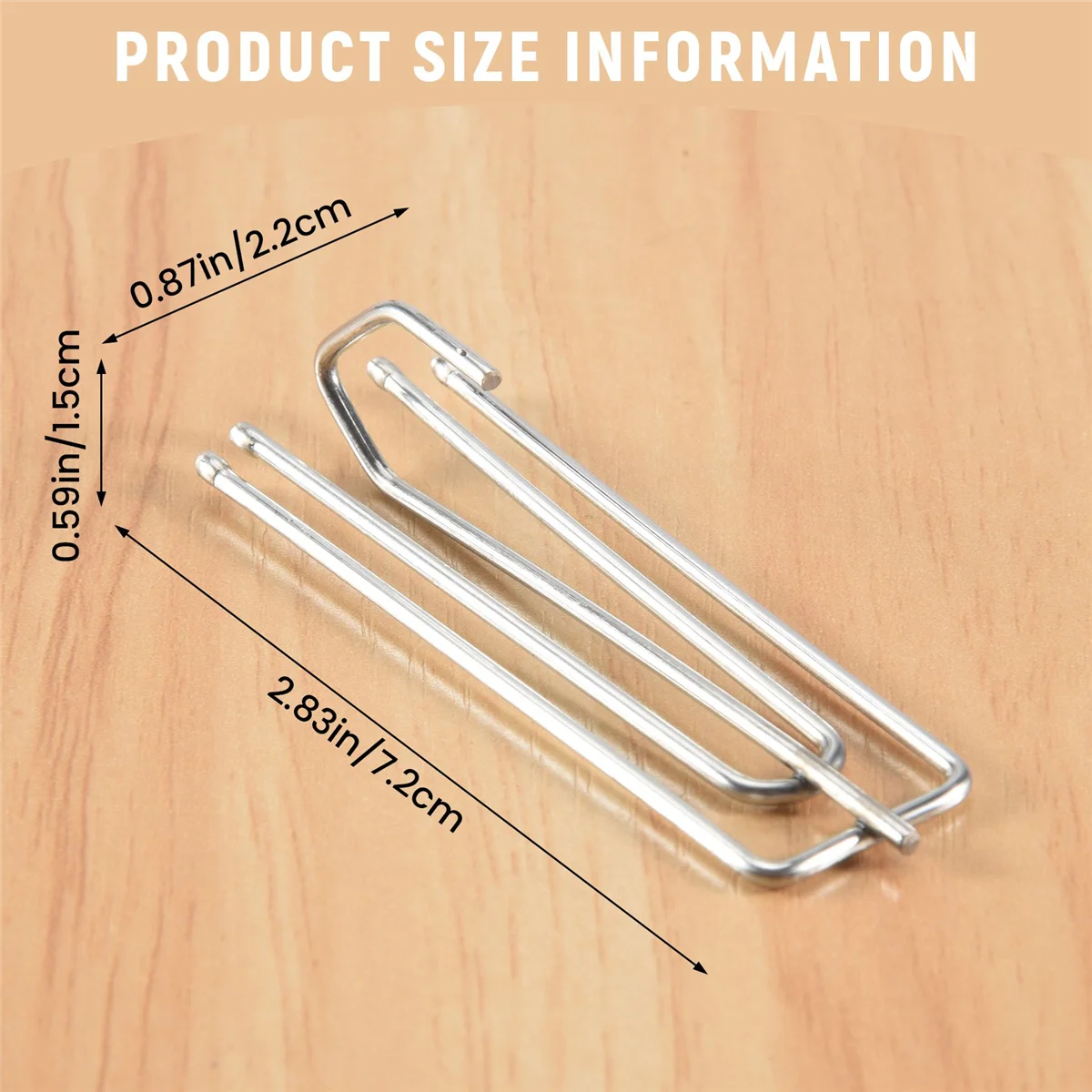 ตะขอเกี่ยวผ้าม่าน 4 แฉก จีบจีบ 20 ชิ้น GSY