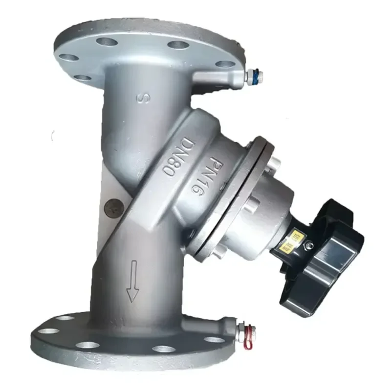 Qualcomm Factory-Locked Hydraulic Stainless Steel Balance Valve Manual Flow Control Valve Customizable Port