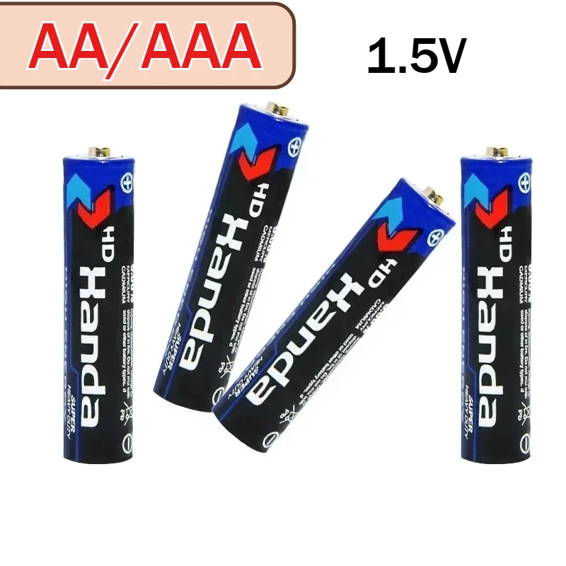 60pcs Disposable Battery AA No.5 R0 AAA No.7 R03 for Clocks/Remotes/Flashlights Low-Power Household Electronics