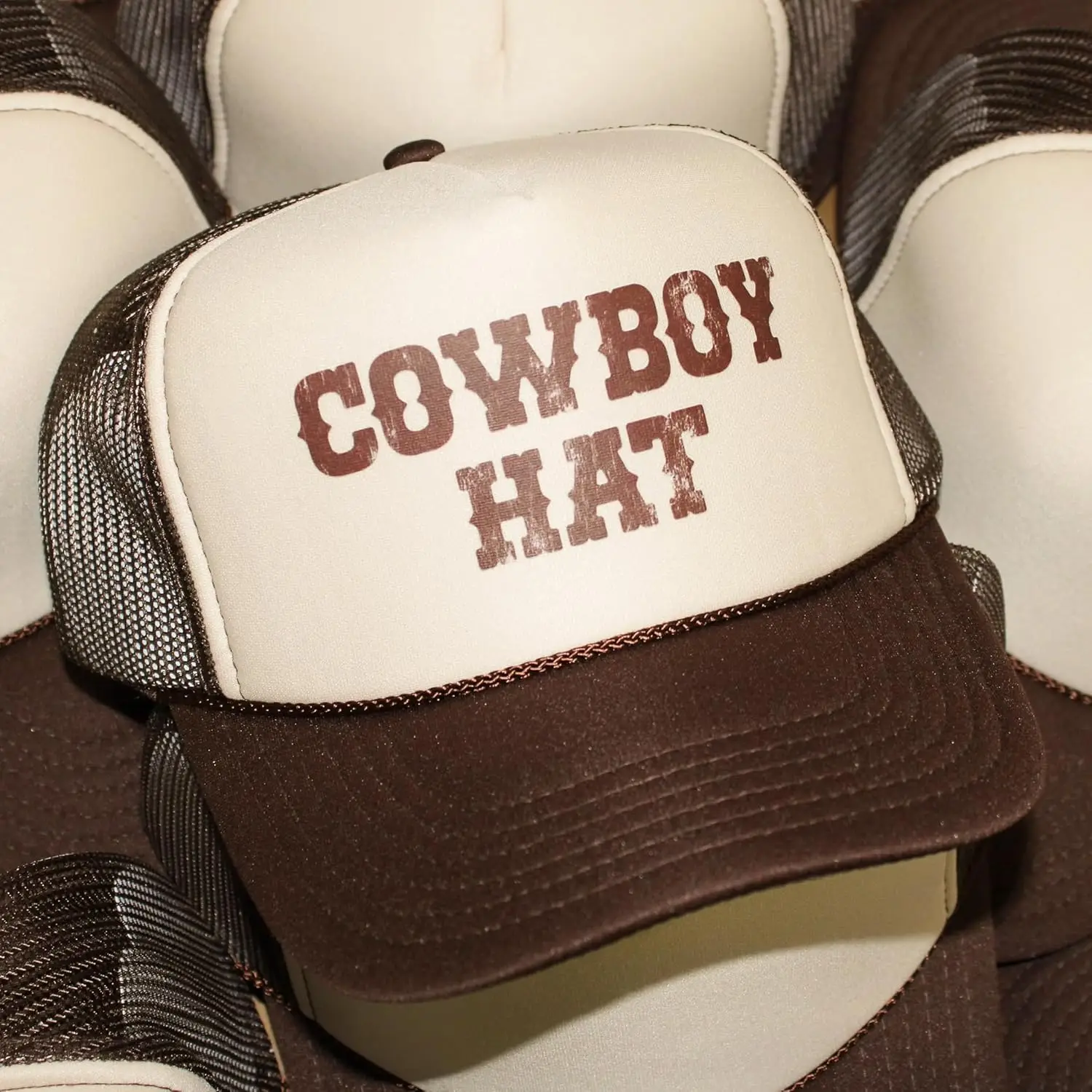 Ковбойская шляпа Кепка дальнобойщика |   Винтажная модная забавная пастушка в стиле вестерн-лето |   Кепка Snapback из сетчатой пены премиум-класса для мужчин и женщин