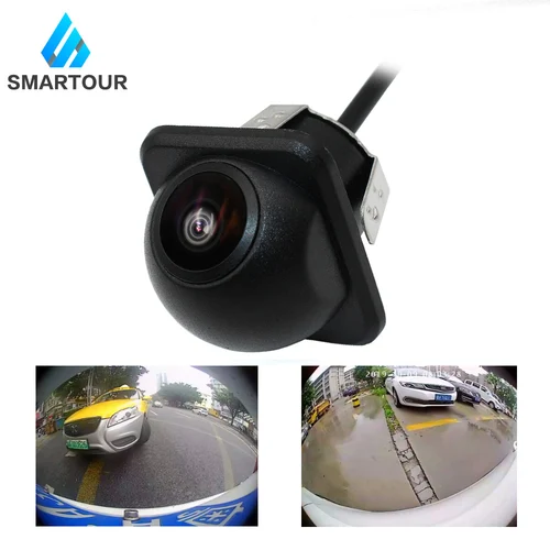 Imagen 2 del producto Smartour 4K CCD Fisheye Chips HD visión nocturna asistencia de estacionamiento automático con línea de estacionamiento AHD 1080P cámara de visión trasera de coche