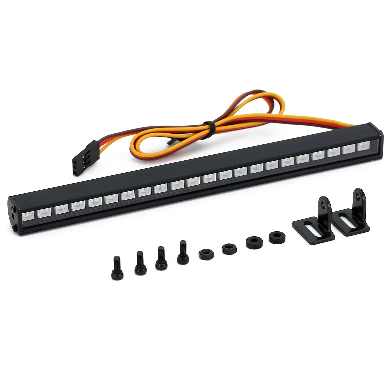 Metalen 16/22led Multi-Mode Daklamp Lichtbalk Voor 1/10 Rc Crawler Auto Axiale Scx10 90046 D90 Trxs TRX-4