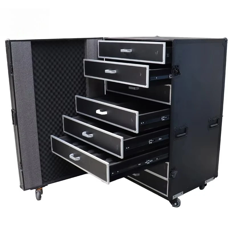 Drawer Box Flight case Road case Equipment Transportation for Cable Storage