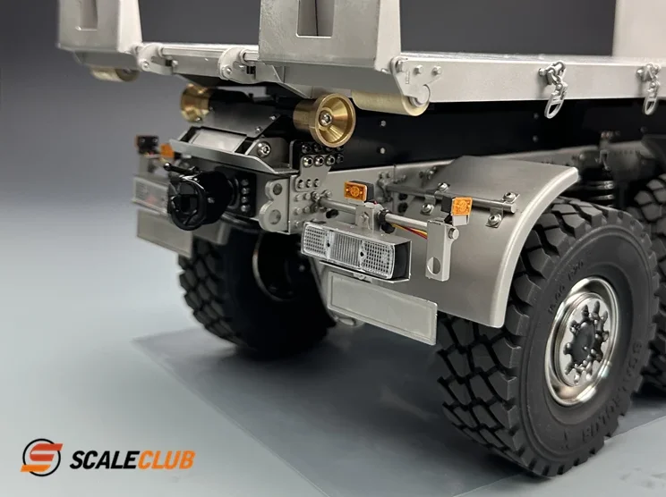 T815 8*8 Full Metal RC Military Truck 1/14 Scale Crawler Roll-on/off Vehicle FlySky PL18 Radio Control 3 Speed Dumper Model Toy