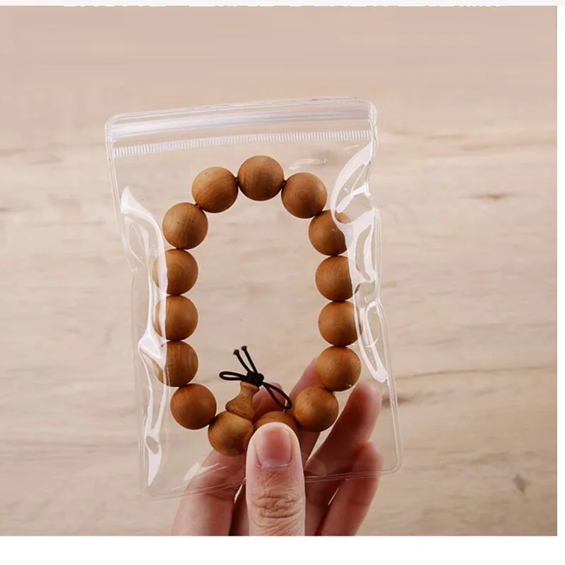 

Pvc Jewelry Soft Plastic Bag Clear Display Ring Collectible Coin Medal Self Sealing Storage Pouches Thickness:0.25 mm