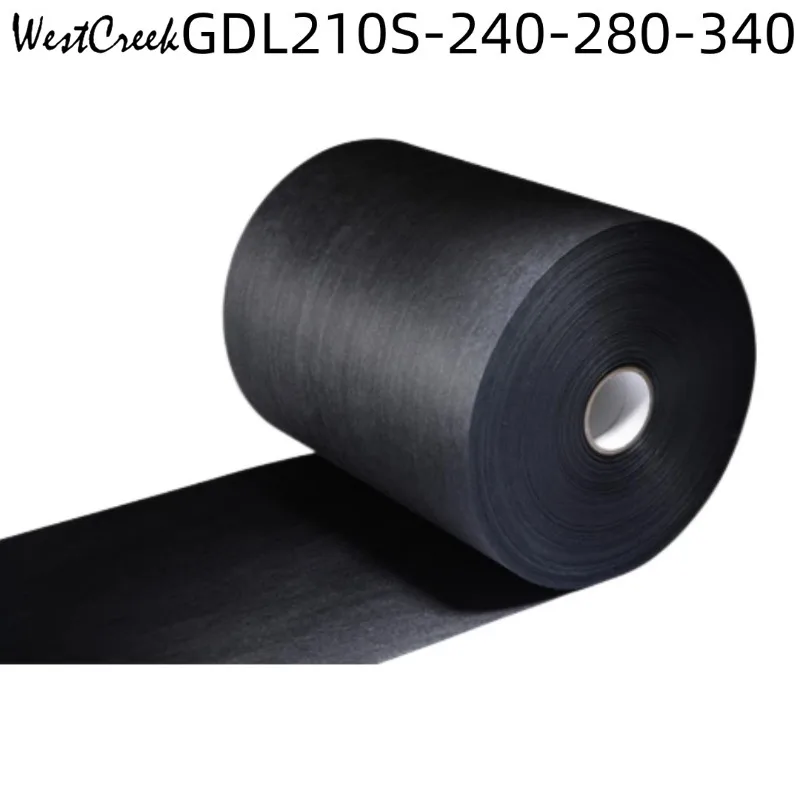 WESTCREEK Thickness 0.21mm 0.24mm 0.28mm 0.34mm 100x100mm Conductive Carbon Paper with Microporous Layer & PTFE for Fuel Cell