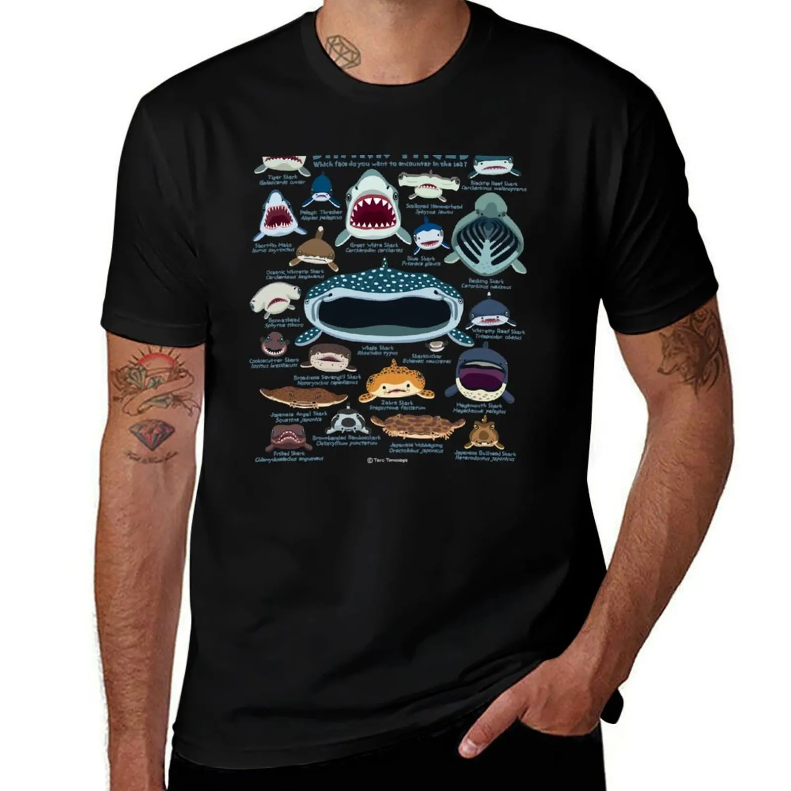 

Shark Faces Classic T-Shirt t shirts for man pack cotton t shirt man designer man t shirt designer T-shirt