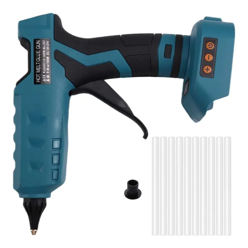 Multifunction 100W Cordless Hot Melt Glue Gun Formakita 18V Battery Glue Sticks DIY Repair Tool