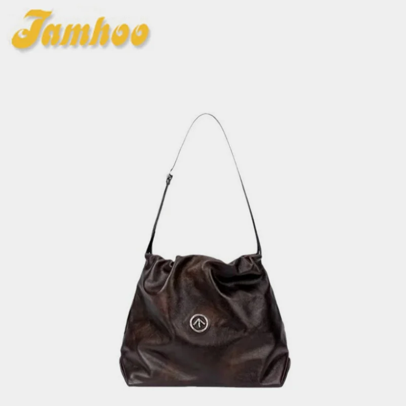 

Jamhoo Luxury Elegant Underarm Shoulder Bags For Women Leather Tote Bag Commuting Large Capacity Niche Armpit Handbag Bolsa