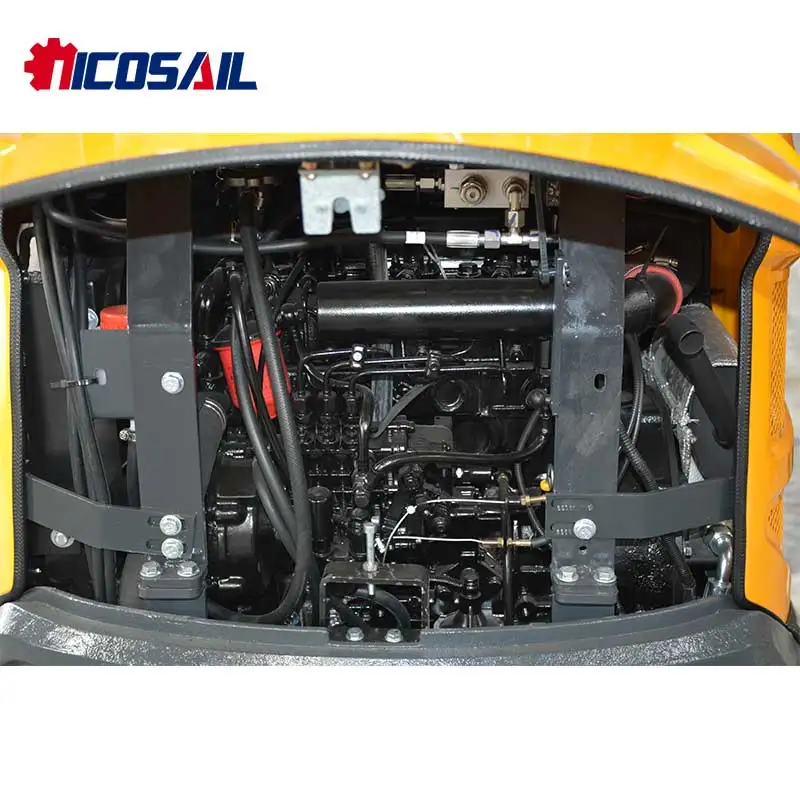 حفارة صغيرة للبيع |   النظام الهيدروليكي |   تصميم متين |   مثالية للنباتات الصناعية والمزارع الصغيرة