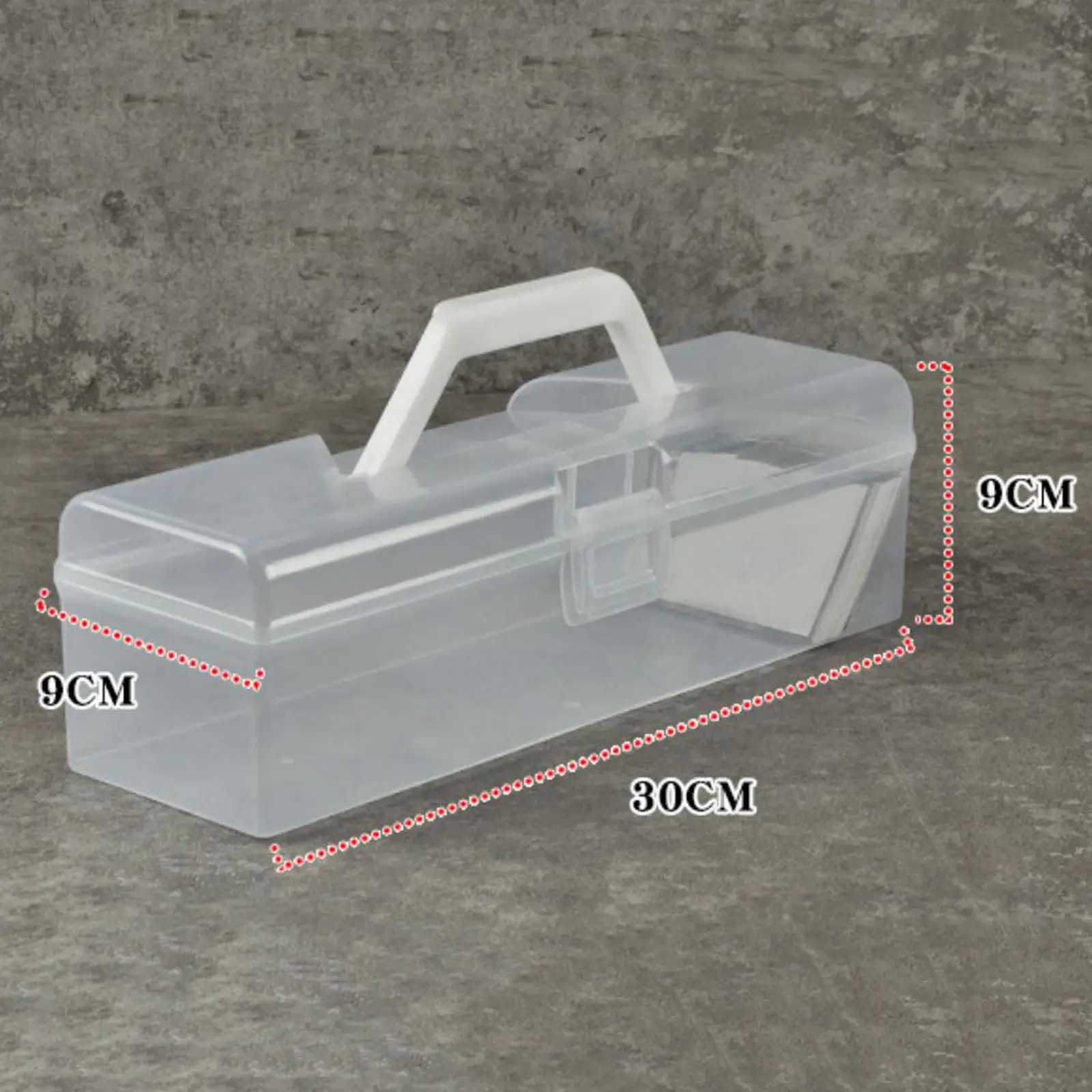 

Durable Trading Card Storage Box, Holder,Plastic Game for TCG and 9 Storage ,30x9x9cm