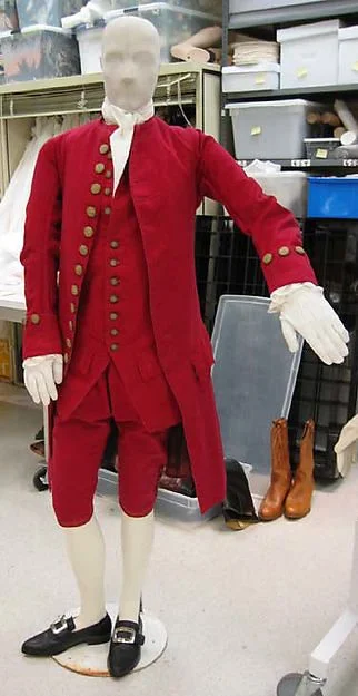

British Gentleman Tradition Fashion Red Uniform Costume Victorian Regency Three-piece Dress Suit Tailcoat Vest Pants Set Costume