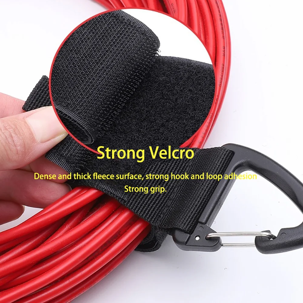 Nylon Heavy Duty Storage Strap With Triangle Buckle Hanging Organizer Binding Cord For Mountaineering