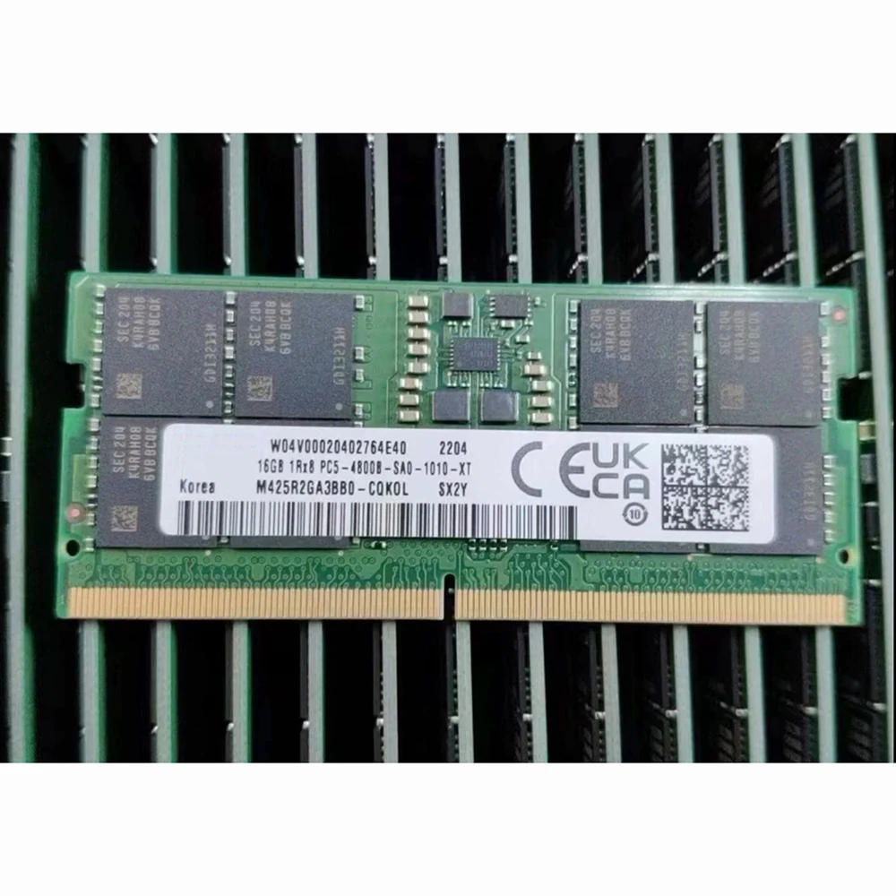 1PCS 16G 4800B Laptop RAM For Samsung Notebook Memory  M425R2GA3BB0-CQKOL 16GB DDR5 4800MHz 1Rx8