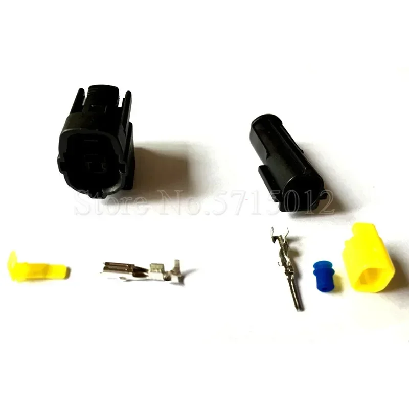1 Hole Denso Automotive Connector Horn Socket Knock Sensor Plug 174877-2 174879-2