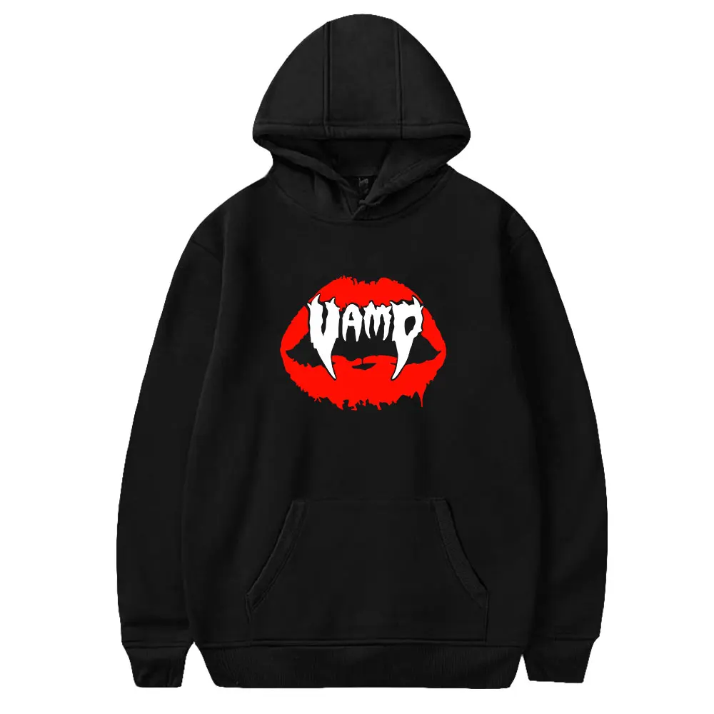 Jake Webber Hoodies Vamp Lips Sweatshirts Singer Merch Print Unisex Fashion Funny Casual Streetwear