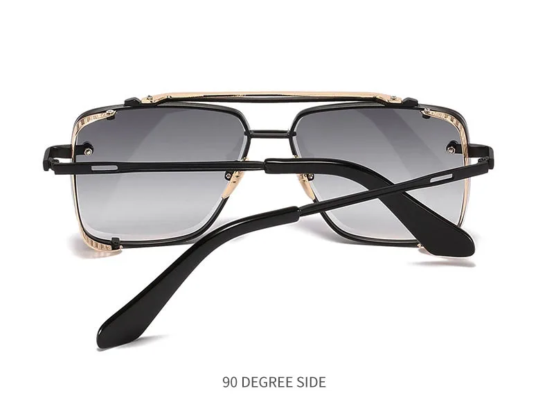 Metall Punk Sonnenbrille Für Männer Vintage Quadratische Mode Gläser 2024 Urlaub Sonnenbrille Frauen Trendy Gafas De Sol Hombre Zonnebril – Detail 19