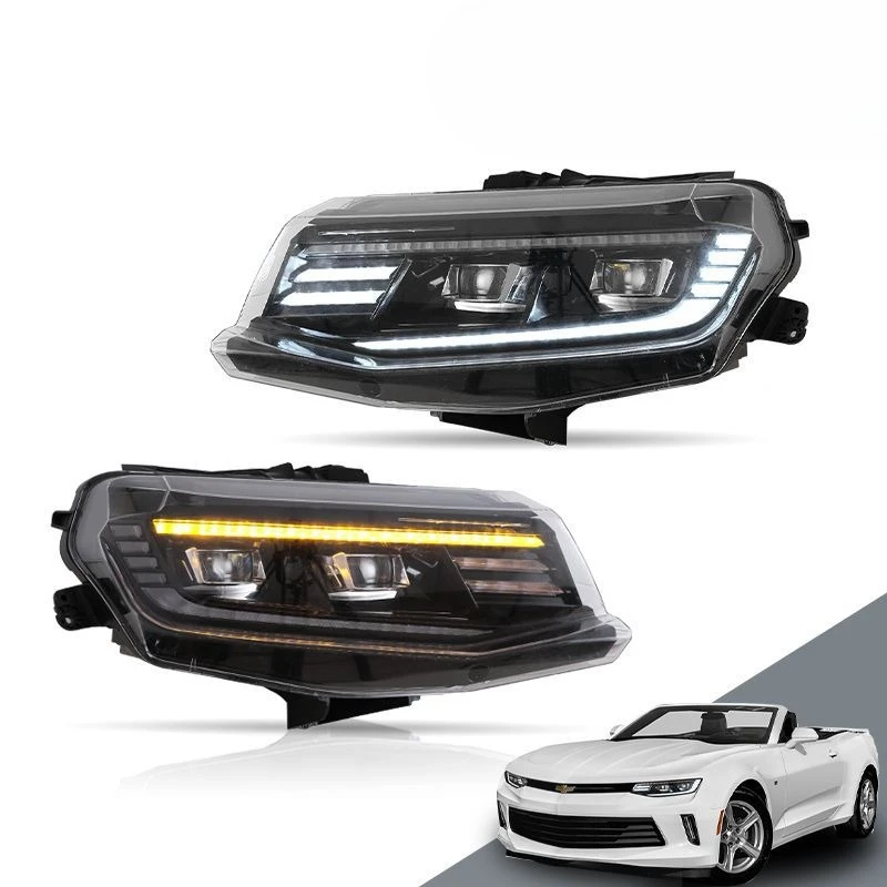 

Запчасти для Chevrolet Camaro 16-18 фара светодиодная в сборе