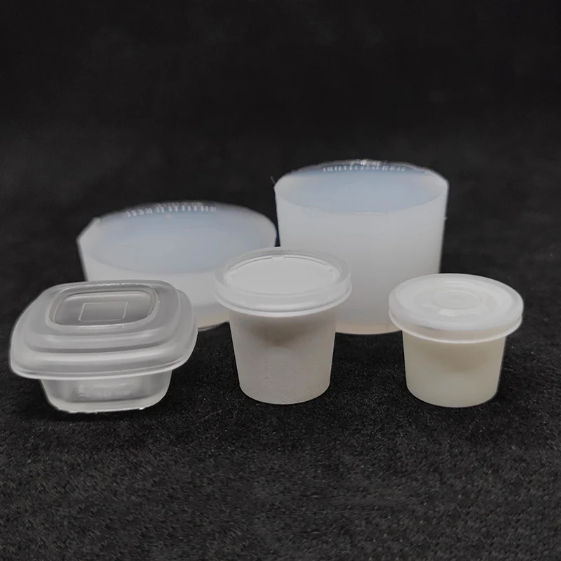 1 مجموعة دمية مصغرة الغذاء اللعب الوجبات الجاهزة علبة التعبئة والتغليف قالب من السيليكون الأشعة فوق البنفسجية الايبوكسي دوران قالب ملحق لعبة #5