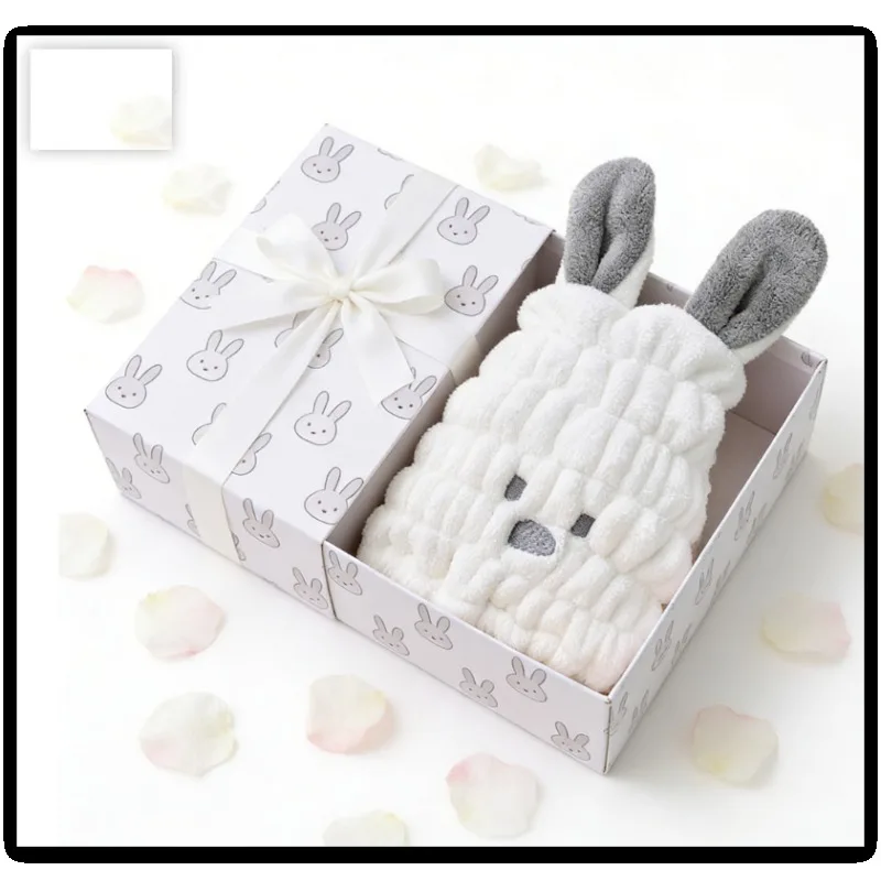 

Kids Hair Towel Cap Super Absorbent Quick Dry Bath Hat for Baby Girl Boy Soft Thick Hair Wrap for Washing