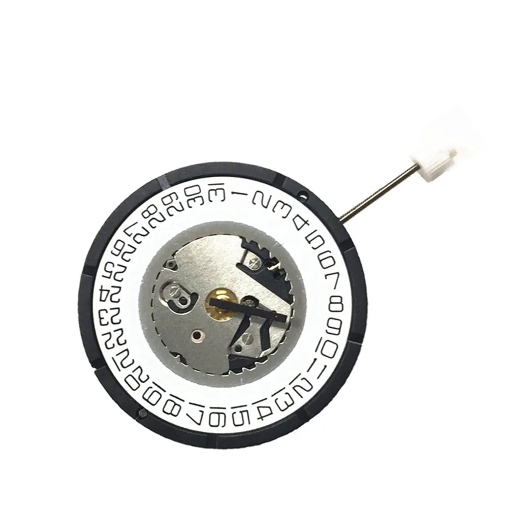 11 1/2 Ligne Quartz Watch Movement 25.6mm 3 Hands Date at 3, 371 Battery Repair Replacement Part for Watchmaker