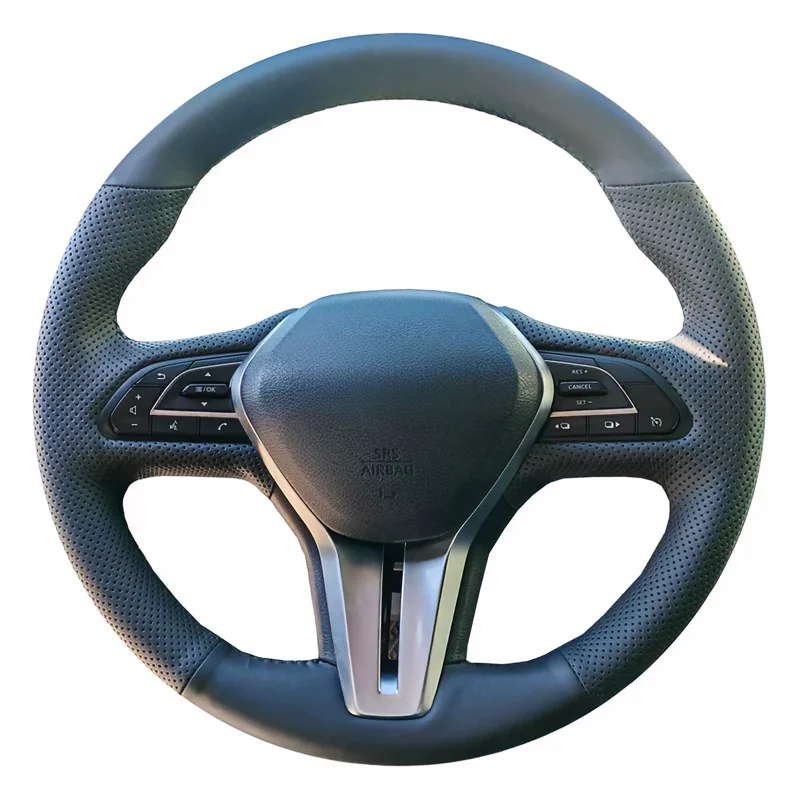 For Infiniti Q50L Dedicated Hand-Stitched Steering Wheel Cover QX50 QX60 QX55 G25 M Series FX37 Full Wrap Cover