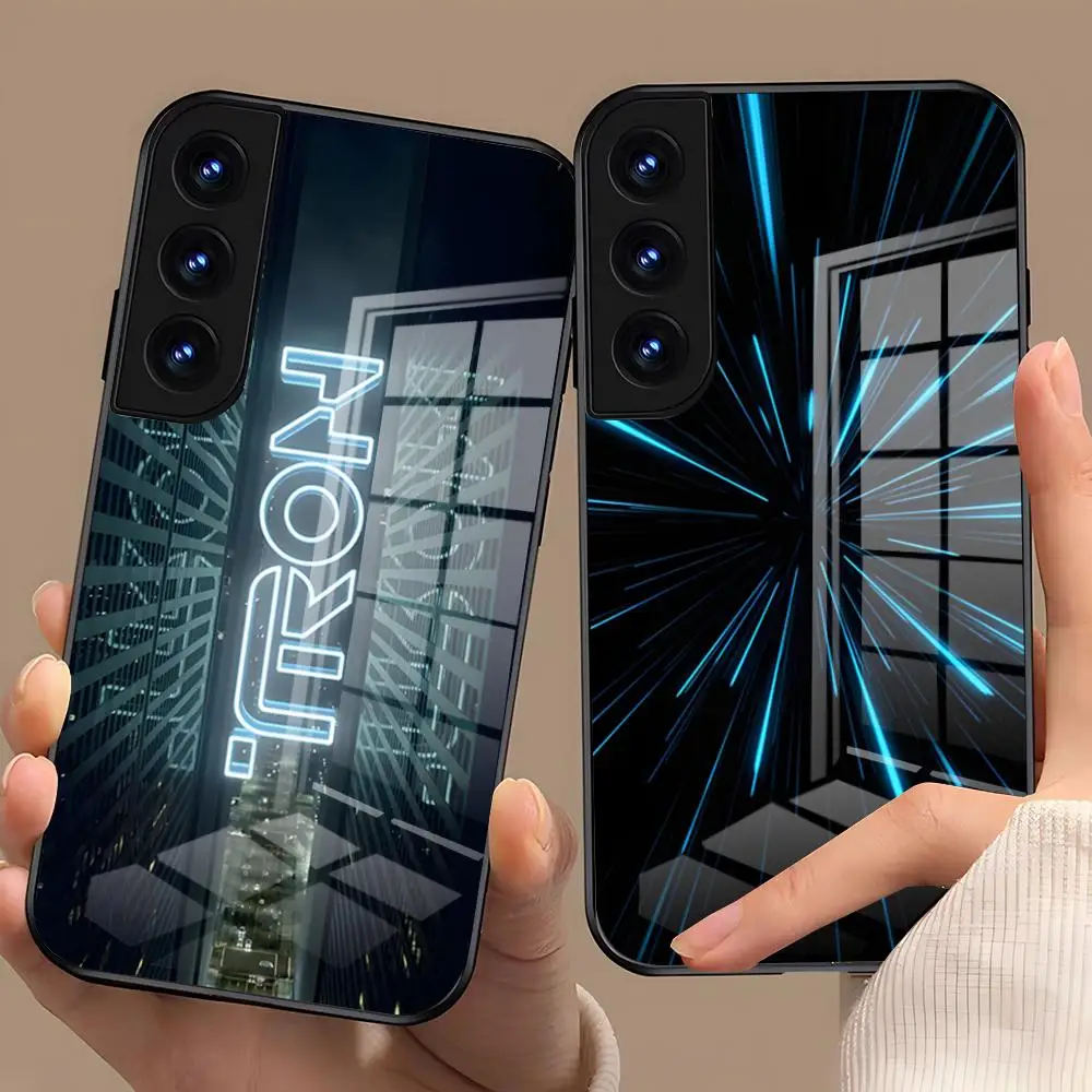 Tron Legacy Phone Case For Samsung A57 A37 A33 5G A54 A36 A35 A56 A52 A17 Shockproof Glass Cover