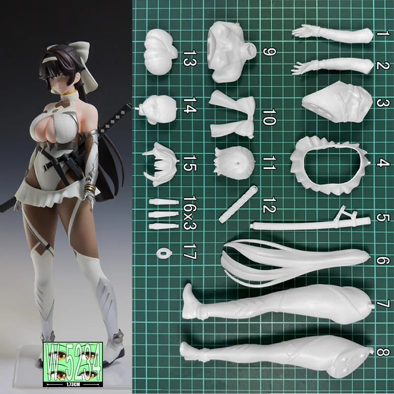 (متوفر) (W_5234) 1/6.5 Takao Divine Exorcist's Blade Azur Lane غير مصبوغ غير مجمعة GK أنيمي الشكل الأبيض الراتنج أطقم منمذجة