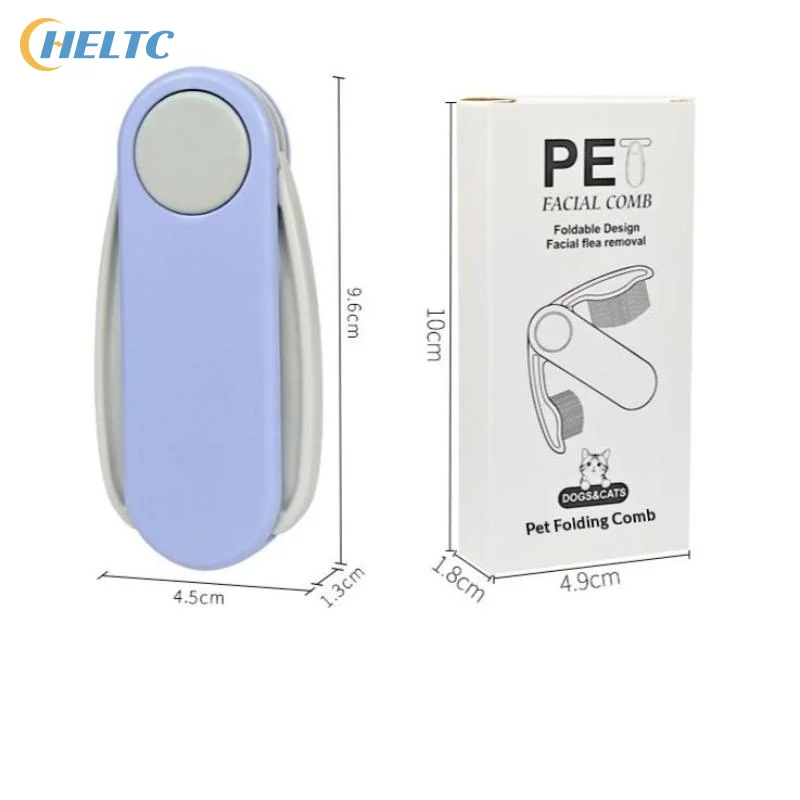 Pet Dog Cat Flea Removal Comb Dense Tooth Straight Row Pet Folding Comb Pet Hair Grooming Combs Pet Dog Cat Grooming Tool - view 6