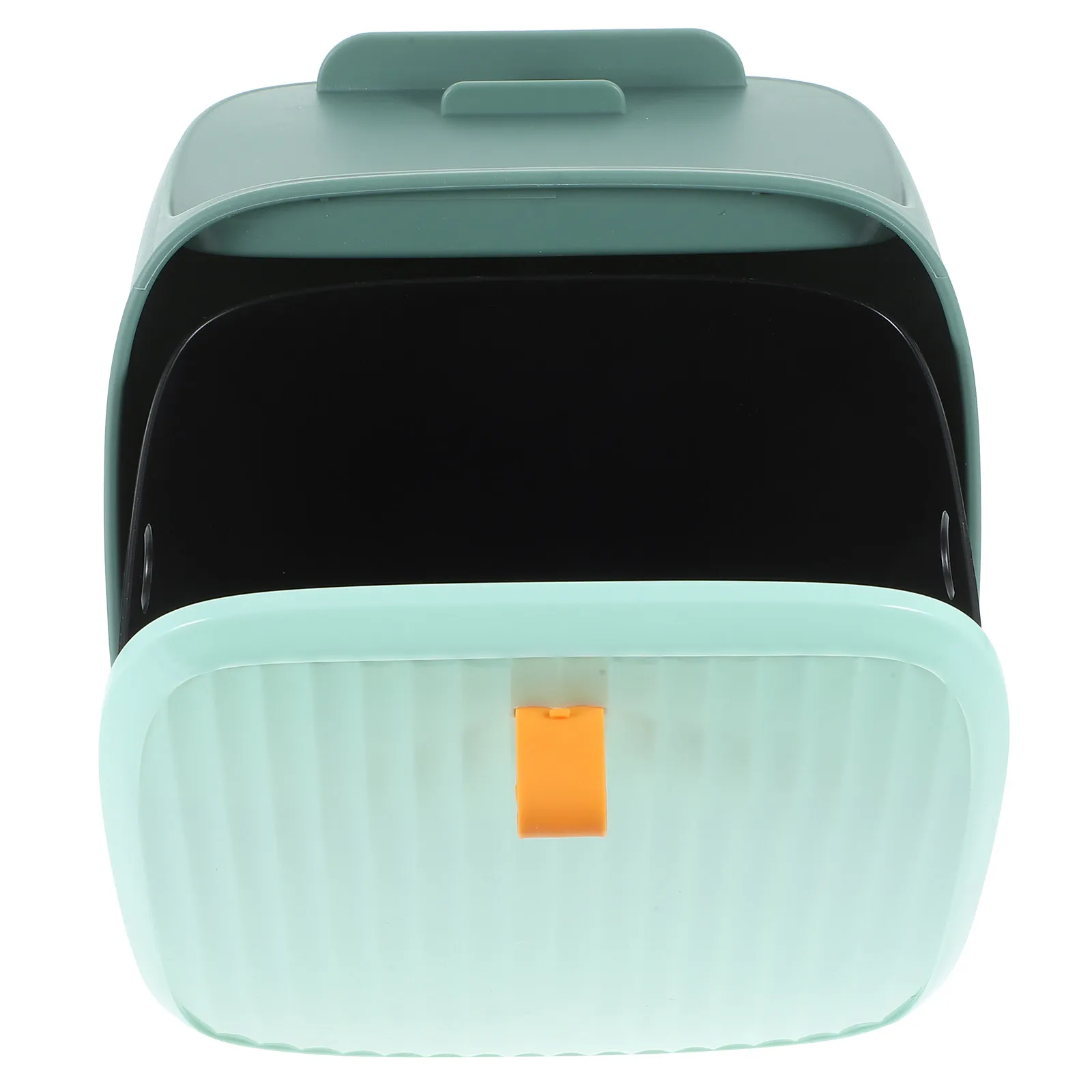 

Mini Trash Can with Lid Desktop Garbage Container Small Space Saving Odor Blocking Waste Bin for Bedroom Office Dorm Countertop