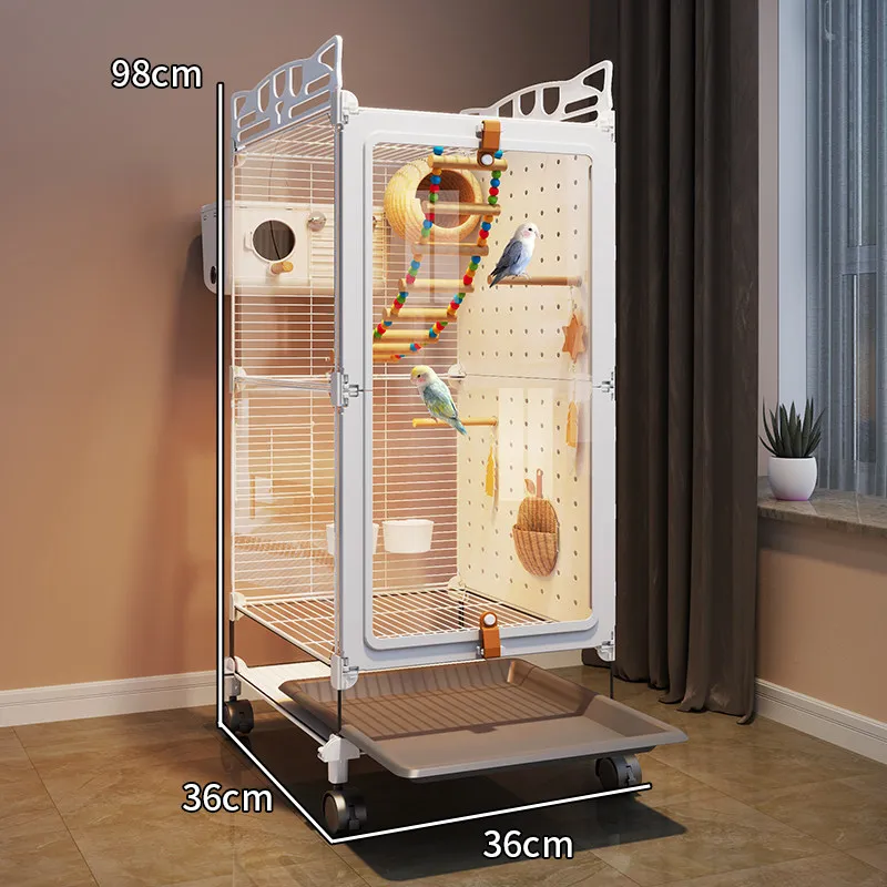 

Canaries Houses Bird Cages Aviary Outdoor Pigeon With Stand Bird Cages Feeder Outside Flight Jaula Para Canarios Bird Supplies