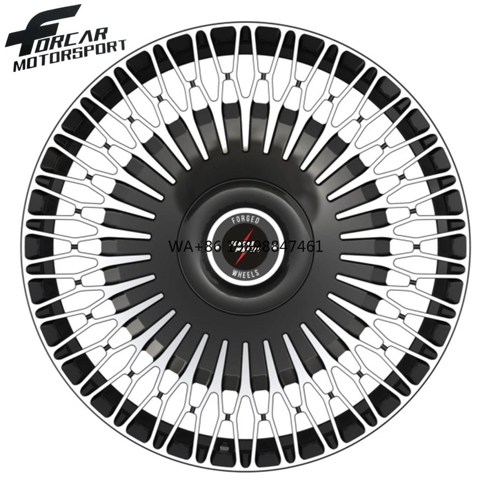

Кованые диски Forcar Gloss Black с 5 спицами, индивидуальный цвет, T6061, лучшая цена, 18 и 19 дюймов, 5*112, 5*114.3, новые