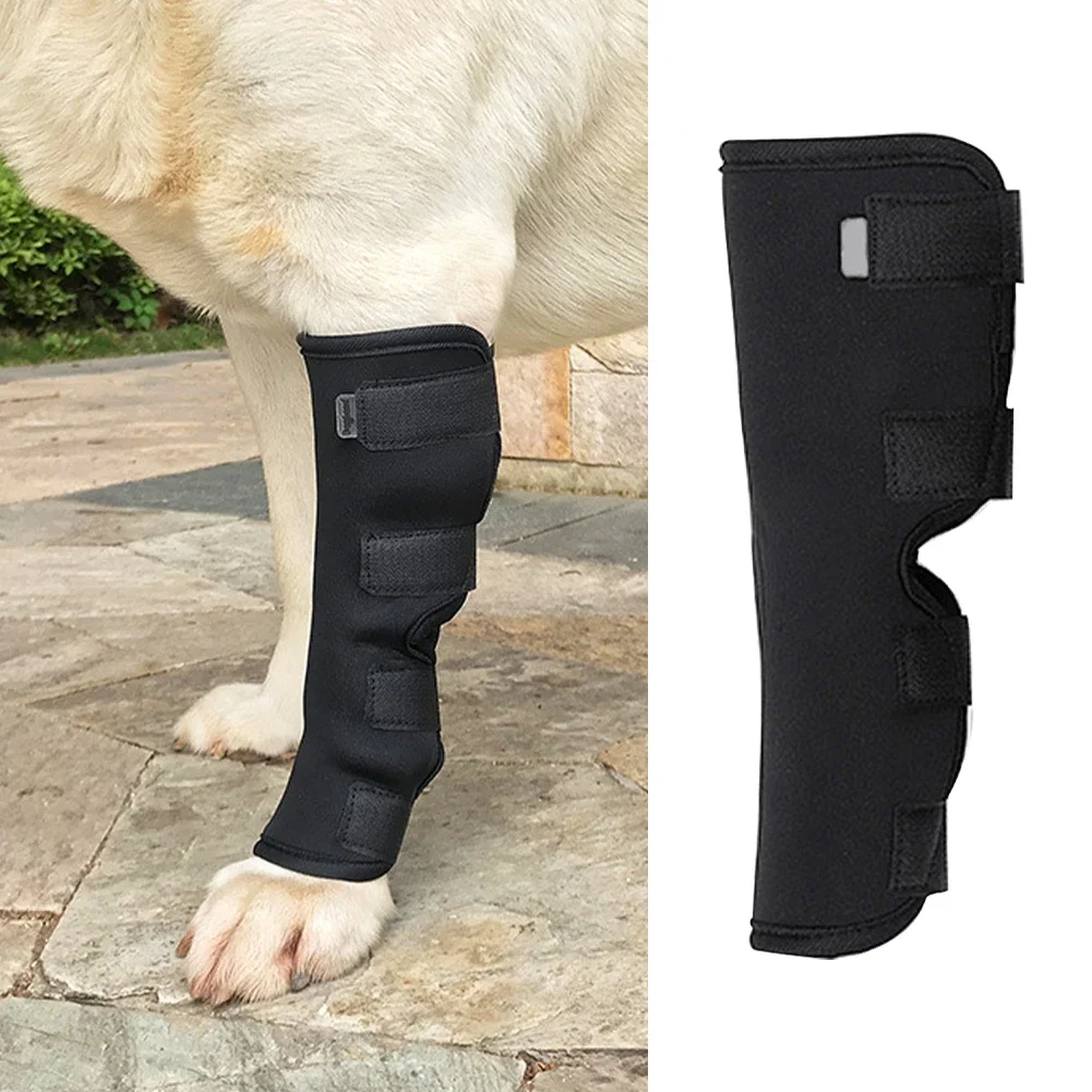 Support Safety Compression Sleeve Arthritis Care Front Rear Protector Dog Warp Reflective Sprains Canine Leg Brace