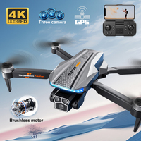 GPS Drone Three 4K HD Cameras Brushless Motor Professional Aerial Dron 360° Obstacle Avoidance 5G RC Quadcopter Mini Drone Toys