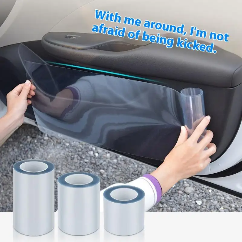 

Transparent Car Door Anti-Scratch Tape - Trunk Sill Scuff Protector Film, Door Edge Guard Sticker