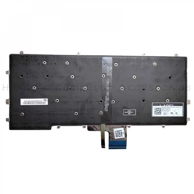 SS+US Backlit Laptop Keyboard For Dell Latitude E7370 7370 13 7000 E7285 P67G Replacement Part