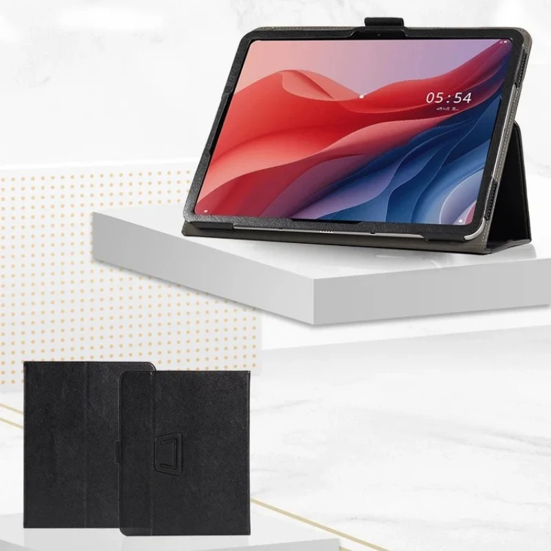 

For Funda Oscal Pad 200 Case 13.4" Tablet PC PU Leather Flip Book Cover with Hand Strap