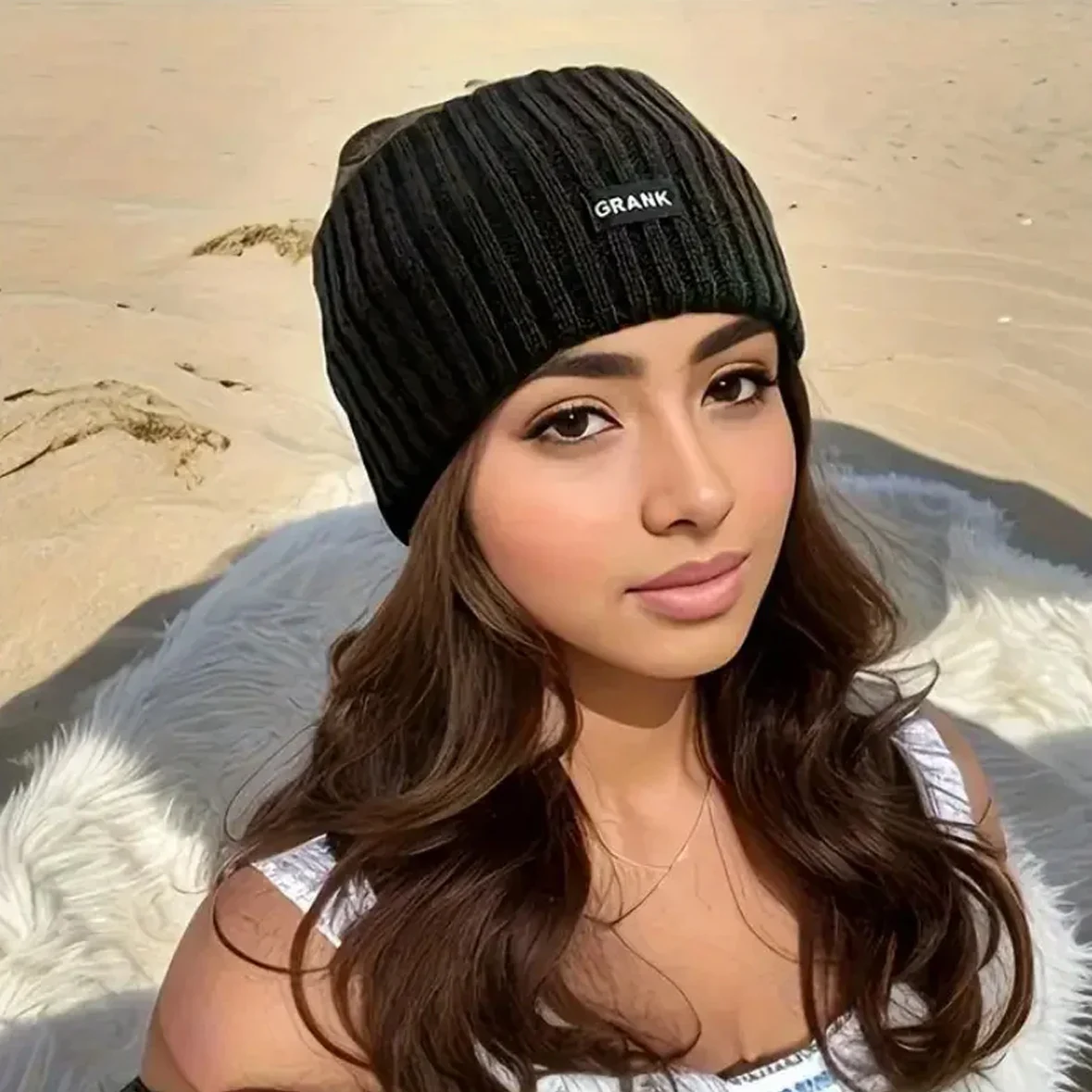1PC Headband Knitted Women\'s New Forehead Protection Windproof Plush Wide Edge Headscarf Sports Fashion Headwear SmearHair Hoop