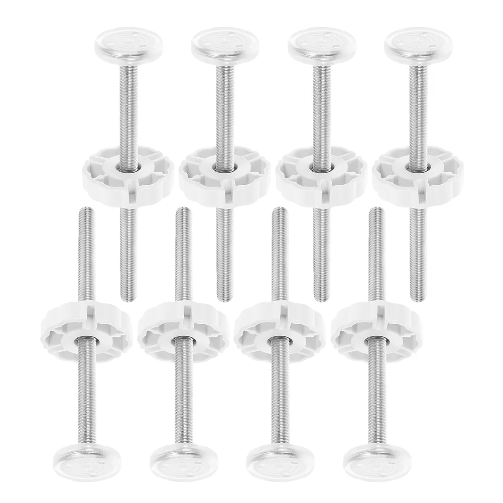 8 Pcs Baby Gate Hardware Pet Replacement Parts Door No Punching Abs Aluminum Alloy