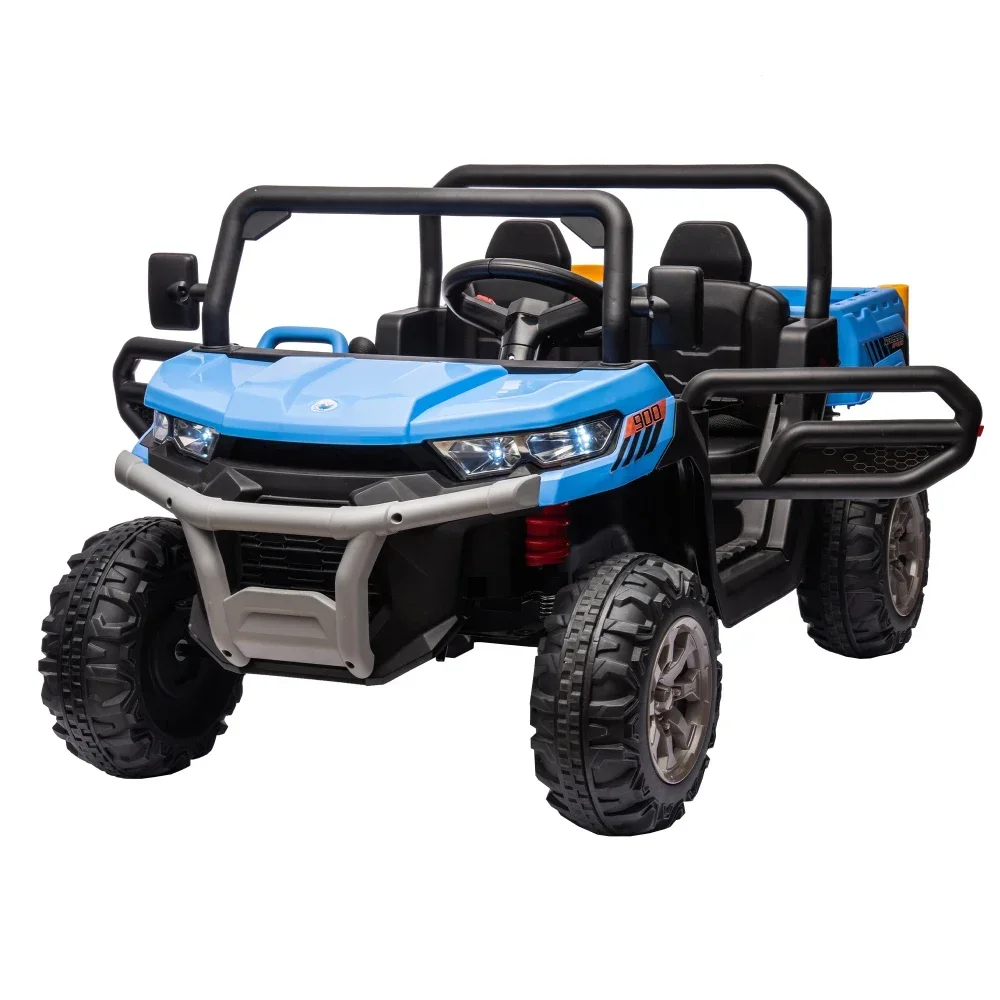 24V Ride on Truck 2 Seat Ride on UTV with Dump Bed/Shovel with Remote Control with Anti-Skid Tire Electric Car for Kids