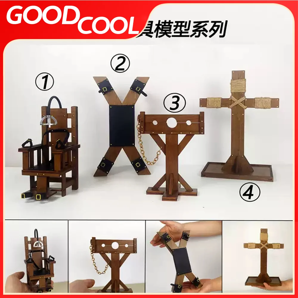 In Stock 1/6 Scale Soldier Wooden Torture Device Model Scene Accessories Miniature Channel DIY Fit 12 inch Action Figure Body