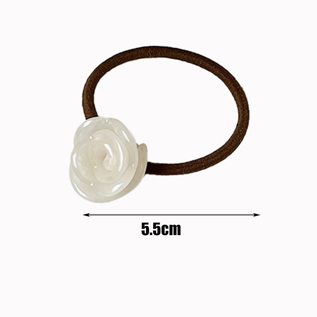 2023 Hair Tie Rope Women Fashion Rose Flower Hair Rubber Bands Scrunchies Fashion Elastic Hair Accessories