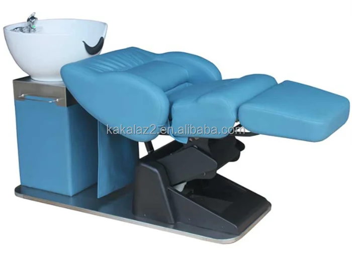 Adjustable lift shampoo bed lay down  shampoo chairs electric shampoo chair