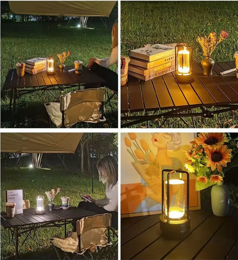 

Светодиодная настольная лампа, креативный ночник с зарядкой, защита глаз, высококачественная прикроватная лампа, портативный USB-светильник для кемпинга